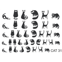 Слайдер-дизайн Nail Dream - Кошки CAT31