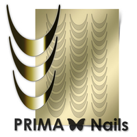 Металлизированные наклейки Prima Nails. Арт.CL-002, Золото