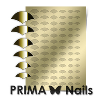 Металлизированные наклейки Prima Nails. Арт.CL-011, Золото