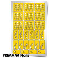 Трафарет для дизайна ногтей PrimaNails. Космос
