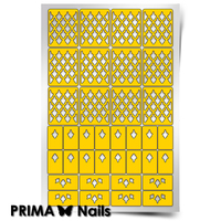 Трафарет для дизайна ногтей PrimaNails. Марокко-2