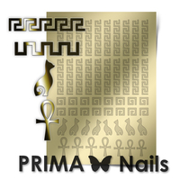 Металлизированные наклейки Prima Nails. Арт.OR-002, Золото
