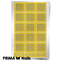Трафарет для дизайна ногтей PrimaNails. Сеточка