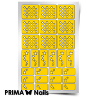 Трафарет для дизайна ногтей PrimaNails. Звездочет